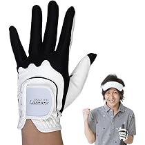 Amazon | Larouge メンズ ゴルフグローブ ワンサイズ 22～25cm