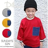 デニムポケットトレーナー/SUNDAYS SUN（サンデイズサン） 130 グレー