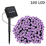 Solar String LightsSOLMORE 55.8ft /17M 100 LED Solar Outdoor Fairy String Lights Starry Fairy Lights