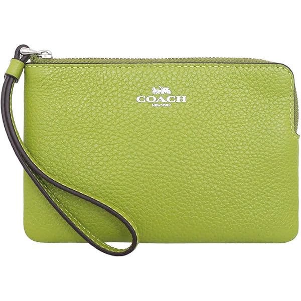 【新品未使用】COACH ポーチ リストレット シグネチャー ブルーベリー Amazon | [コーチ] ポーチ COACH コーナー ジップ リストレット