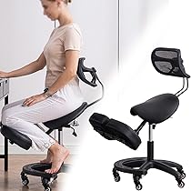 サドルチェア　背もたれなし　姿勢矯正チェア ブラック 高さ調整機能付き サドルチェア 背もたれなし 姿勢矯正チェア ブラック 高さ調整