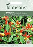 JOVE Johnsons Seeds Pepper (Hot) Super Chilli F1 ペッパー（トウガラシ）・スーパー・チリ・F1 ジョンソンズシード