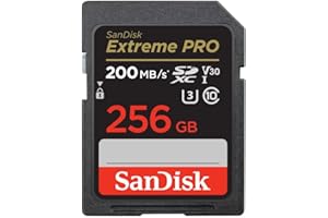 SanDisk (サンディスク) 256GB Extreme PRO SDXC UHS-I メモリーカード - C10、U3、V30、4K UHD、SDカード - SDSDXXD-256G-GN4IN Digital Cameras対応