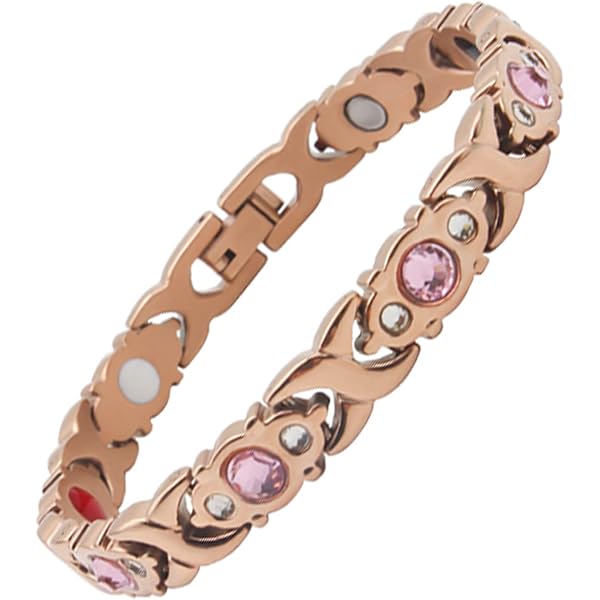 Amazon | Lobyka ゲルマニウム ブレスレットレディース 磁気 腕輪