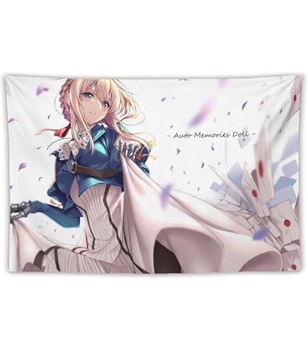 Amazon.co.jp: ヴァイオレットエヴァーガーデン タペストリー アニメ