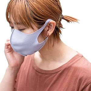 nakota ナコタ 接触冷感マスク 3枚セット [グレー Mサイズ] ストレッチマスク 洗える 在庫あり UVケア 快適 涼しい 立体 抗菌性 速乾性 通気性 伸縮性 軽量 予防 立体 男女兼用 黒 白 グレー