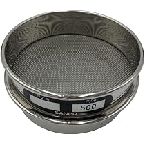 Amazon | サンポー ステンレスふるい 75×20 1mm/5-3294-29 | 実験用