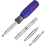WORKPRO ドライバー 差替ドライバー ドライバーセット 6in1 ソケット機能付き 備品付属 プラス マイナス ビット装着便利 修理工具 車載工具 自動車整備用 家具組み立て用