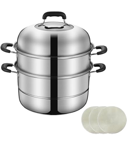 Amazon｜神子島製作所 蒸し器 18-0ステンレス 29cm 蓋のみ｜蒸し器