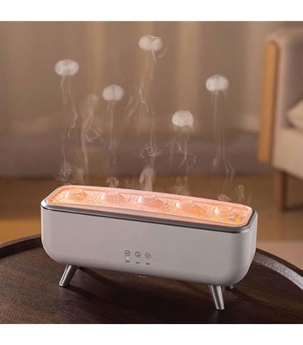 Amazon.co.jp: [Luvian]クラゲの加湿器 アロマディフューザー 火山加湿
