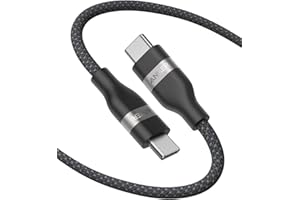 Anker USB-C & USB-C ケーブル (1.8m, 240W, 高耐久ナイロン) USB PD対応 MacBook Pro iPhone 16 / 15 Galaxy iPad Pro/Air MacBook Pro/Air 各種対応 ブラック