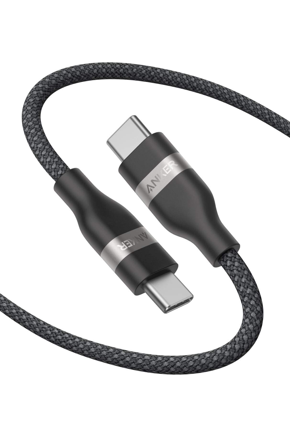 Anker USB-C & USB-C ケーブル (1.8m, 240W, 高耐久ナイロン) ブラック | type-c タイプCケーブル / USB PD対応 MacBook Pro iPhone 18 / 17 / 16シリーズ Galaxy i