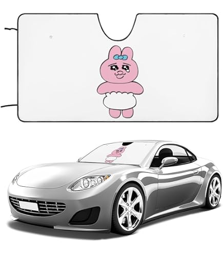 Amazon | んぽちゃむフロントサンシェード フロントガラス 車