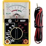 GE 50952アナログマルチメーター14-range 6-function non-recordingイエロー – 1年限定保証