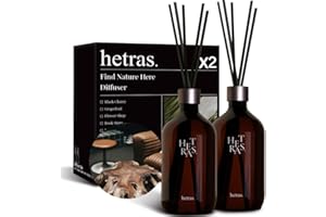 【公式】hetras ヘトラス プレミアム 大容量 ディフューザー Hotel Wood ホテルウッド ウッディ 500ml 2ea 2個入り セット ルームフレグランス リードディフューザー アロマディフューザー 香り インテリア