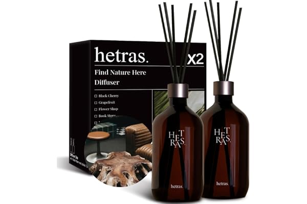 【公式】hetras ヘトラス プレミアム 大容量 ディフューザー Hotel Wood ホテルウッド ウッディ 500ml 2ea 2個入り セット ルームフレグランス リードディフューザー アロマディフューザー 香り インテリア