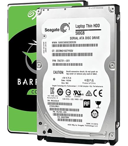 Amazon | 【整備済み品】 2.5インチ HDD 500GB、内蔵 ハードディスク