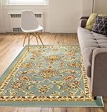 Timeless Orientalレッド従来クラシックSarouk 18 " x 31 "マット(非スリップ – Machine Washable )ゴムBackedキッチンバスルームエントリAcce