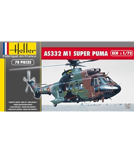 Amazon | フランス軍 ヘリコプター 模型 完成品 1/72 スーパー