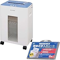 Amazon | 【セット品】アイリスオーヤマ オフィス シュレッダー