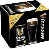 【母の日 ギフトセット グラス付き 黒ビール ビール】 Guinness [スリムパイントグラス付]ドラフトギネス 4本セット 330ml×4本