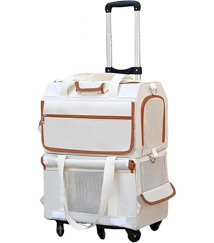 Amazon | 猫用キャリーケース 編み籠 大きめ 2匹猫 キャリーバッグ