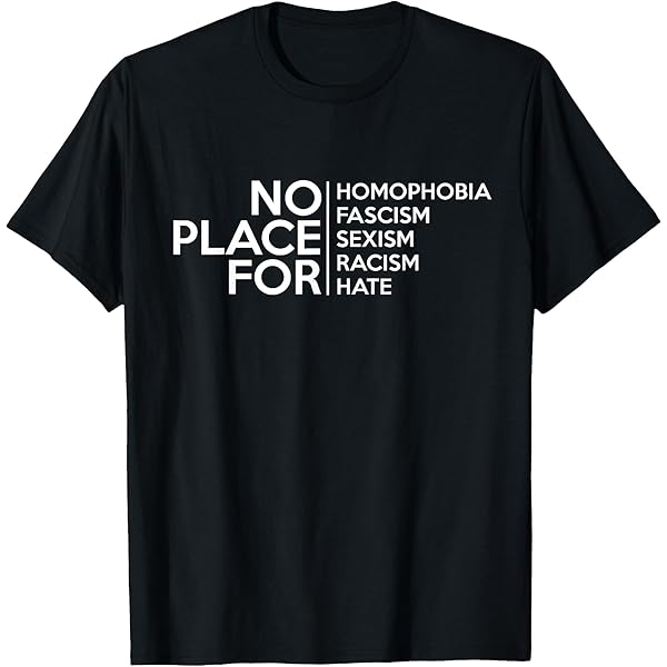 Amazon | No Hate Zone Anti-Hate No Discrimination Tシャツ Tシャツ
