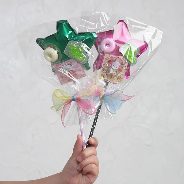 お菓子ブーケ　バルーンブーケ 花束 ギフト 誕生日 発表会 音楽 音符 お礼 Amazon.co.jp: キャンディバルーンブーケ 音符 ブルー 手持ちS