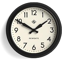 NEWGATE ELECTRIC アナログ掛時計 ホワイト/シルバー NEWGATE ELECTRIC アナログ掛時計 ホワイト/シルバー