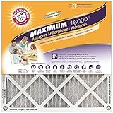Arm & Hammer Max Allergen & Odor Reduction 12 x 12 x 1空気と炉フィルタ、MERV 11 / FPR 7 ( 4 -パック)