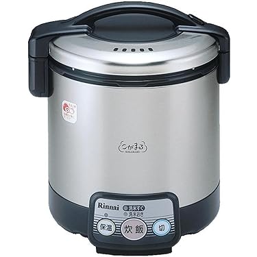 Rinnai 炊飯器 5.5合都市ガス Amazon | リンナイ こがまる ジャー付きガス炊飯器 5合炊き