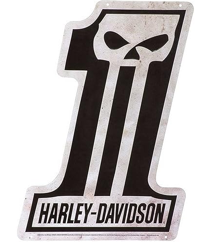 ハーレーダビッドソン　アンティーク　看板 Amazon | ハーレーダビッドソン アンティーク調 ブリキ看板 #1
