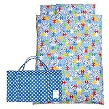 【日本製】 ぜんぶ洗える！ お昼寝布団7点セット ≪ロボット≫ 〔選べる3柄〕 un doudou No.1201