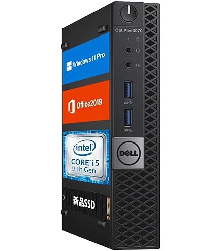 ミニPC DELL OptiPlex3070 Dell OptiPlex 7060 Mini Pc Intel i7 16GB RAM 512GB SSD Dual