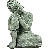 Amazon｜Yuzhiye 釈迦如来 仏像 置物 お釈迦様 座像 如来像