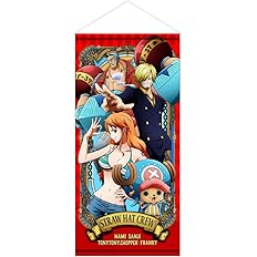 Amazon Co Jp ワンピース アルティメットクルー 第3弾 ドでかタペストリー ナミ サンジ チョッパー フランキー ホビー