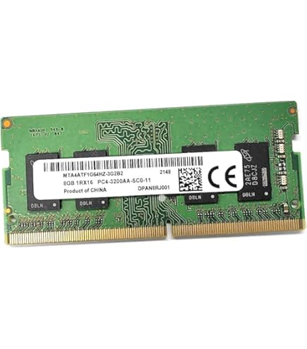 Amazon.co.jp: Micron 8GB SODIMM DDR4 3200 PC4 1Rx16 MTA4ATF1G64HZ