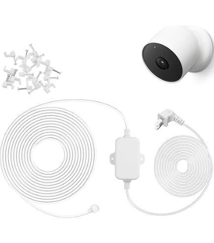 Amazon | wochel 電源ケーブル Google Nest Cam屋外または屋内対応