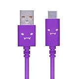 エレコム USB TYPE C ケーブル タイプC (USB A to USB C ) 3A出力で超急速充電 USB2.0準拠品 1.2m パープル 【iPhone 16 シリーズ 対応検証済】 MPA-FAC12CPU