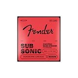 Fender フェンダー エレキベース弦 SubSonic™ 9050M Bass Strings, Flatwound Stainless Steel, Longe Scale, Gauges .055-.105, (4)