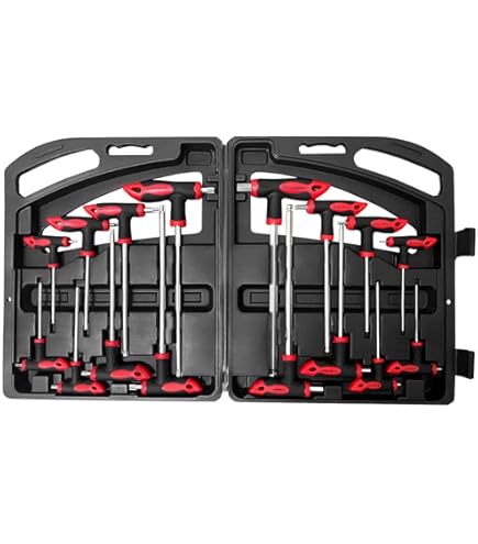 ハゼット　T型　ヘックスレンチセット　6本セット Amazon.co.jp: グリップ付T型ヘックスレンチセット6本組 96T/S6
