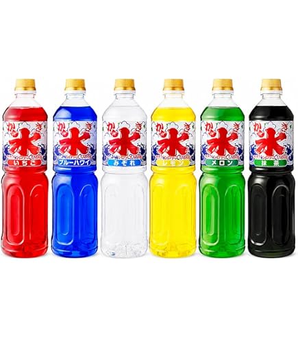 Amazon.co.jp: (まとめ買い）かき氷ブルーハワイ シロップ, 1160mlx2