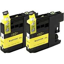 Amazon.co.jp: 【Ecolink】ブラザー用 LC113Y（イエロー）単品2個