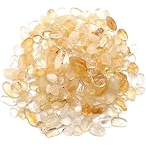 Amazon.co.jp: シトリン 黄水晶 さざれ石 100g サイズ中 AA 天然石