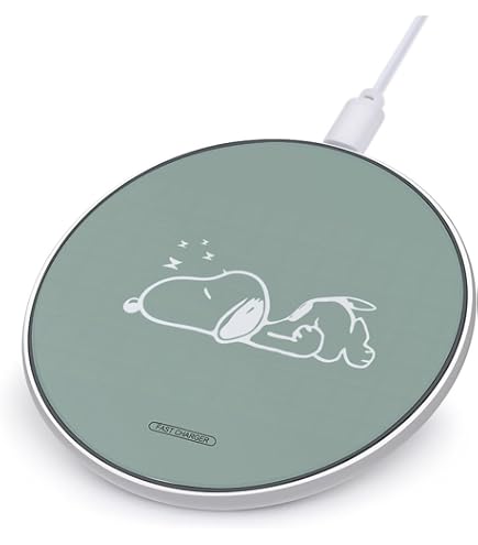 スヌーピーワイアレス充電器 ピーナッツ スヌーピー MagSafe 対応 ワイヤレスチャージャー | は行