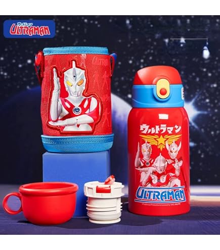 Amazon | ウルトラマン 水筒 480ml 魔法瓶 ステンレス 真空断熱 保温
