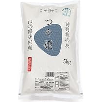 Amazon.co.jp: つや姫 無洗米 5kg 山形県産 庄内 令和7年 特別栽培米