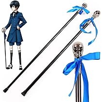 ロリータ・ヤンキー型シエルの杖 コスプレステッキ 古兵器 武具