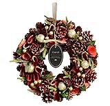 DEPOS デポス キャロル クリスマスリース 30cm ローズグリーン 北欧 天然素材