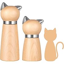 Amazon | VKCHEF ペッパーミル 木製ソルト&ペッパーグラインダー